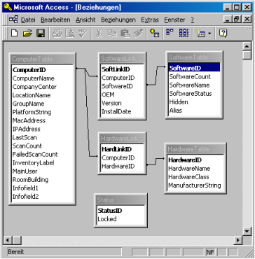 Lan-Inspector 12 – Screenshot zu Parallele Datenbanken synchronisieren