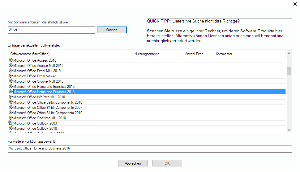 Lan-Inspector 12 – Screenshot zu Neue Lizenz anlegen