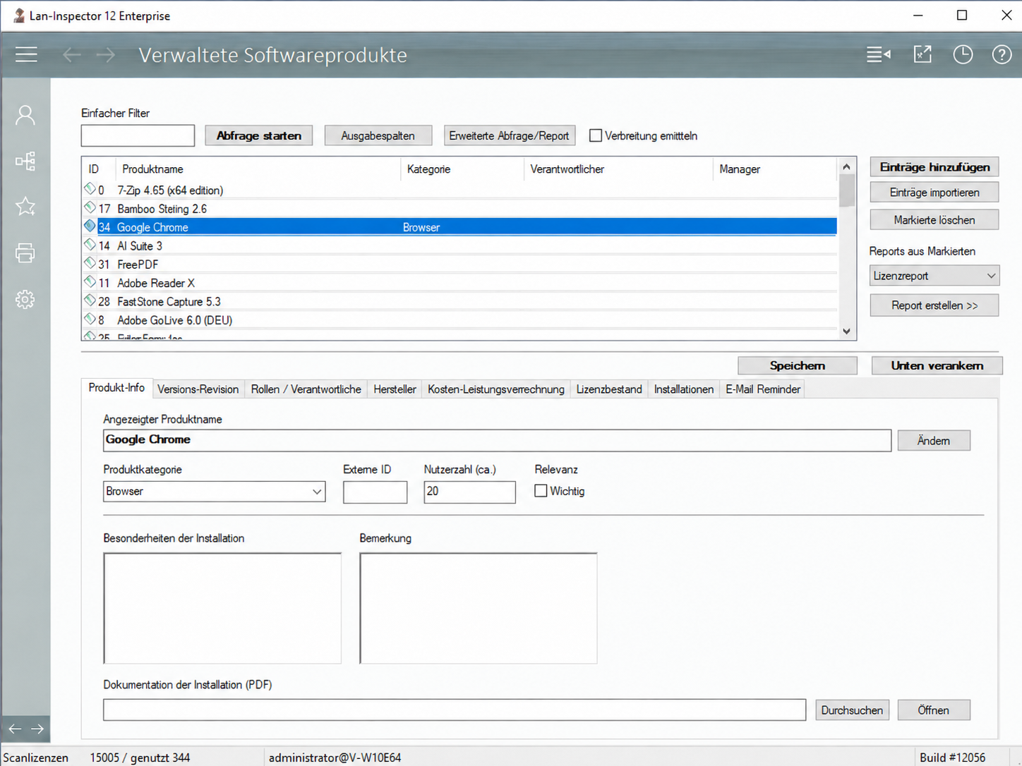 Verwaltete Softwareprodukte