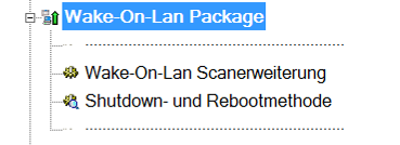 Lan-Inspector 12 – Screenshot zu Wake-on-LAN-Paket (WOL)