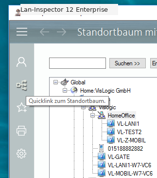 Lan-Inspector 12 – Screenshot zu Rechner suchen und zuordnen (2)