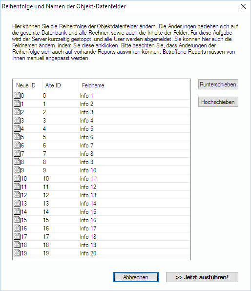 Lan-Inspector 12 – Screenshot zu Objekt-Datenfeld-Reihenfolge (D)