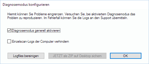 Lan-Inspector 12 – Screenshot zu Diagnosemodus