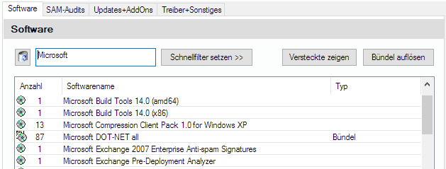 Lan-Inspector 12 – Screenshot zu Software verstecken oder bündeln