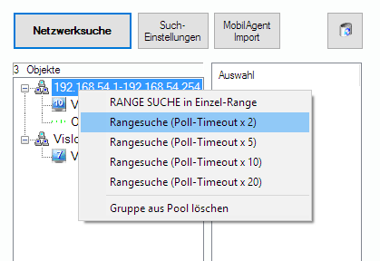 Lan-Inspector 12 – Screenshot zu Kontextmenüs der Netzwerksuche (2)
