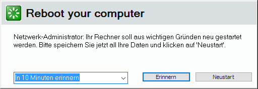 Lan-Inspector 12 – Screenshot zu Computer neu starten