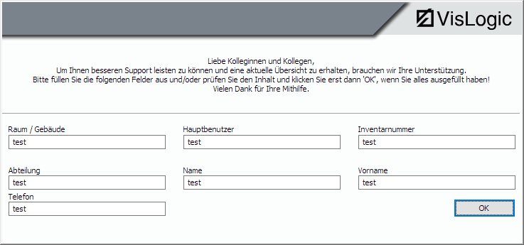 Lan-Inspector 12 – Screenshot zu Lokale Dateneingabe des Users konfigurieren (Popup am Client)
