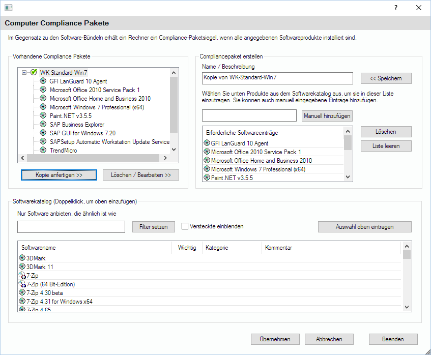 Computer Compliance Pakete