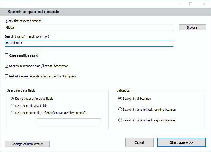 Lan-Inspector 12 screenshot for Search Within Query Results
