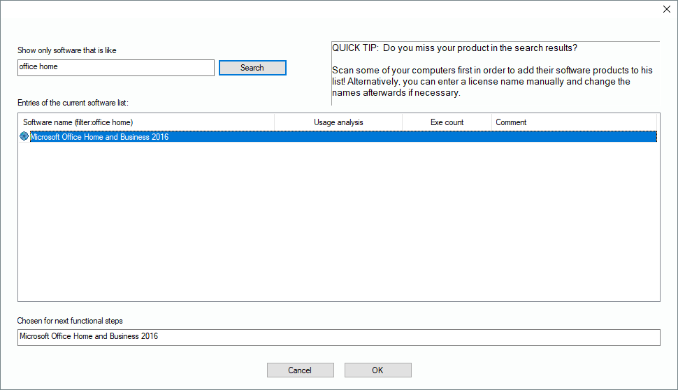 Lan-Inspector 12 screenshot for Create a New License