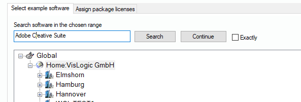 Lan-Inspector 12 screenshot for Create a new package license