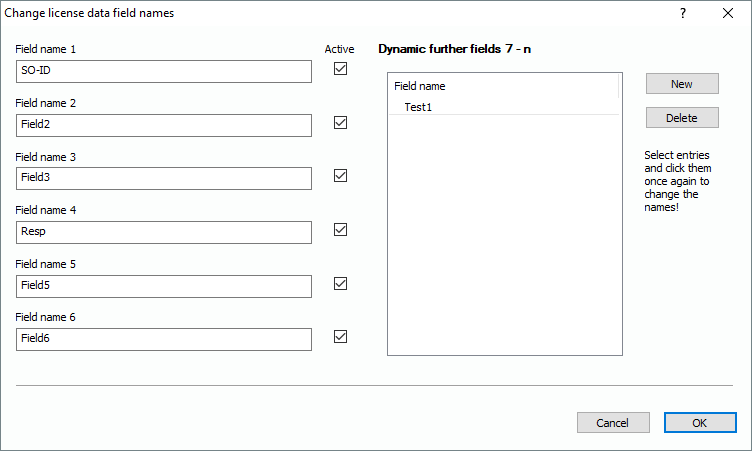 Lan-Inspector 12 screenshot for Change License Data Fields