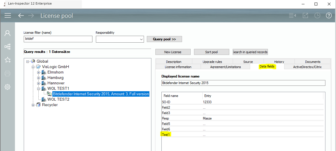 Lan-Inspector 12 screenshot for Change License Data Fields (2)