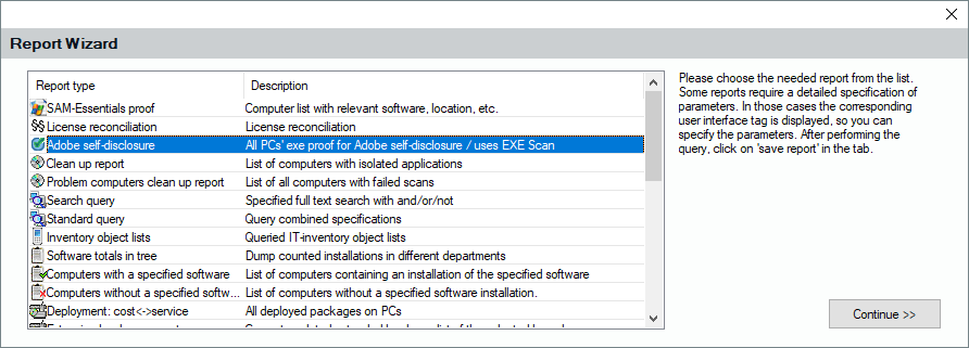Lan-Inspector 12 screenshot for Report Wizard