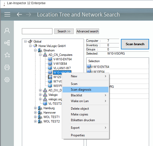 Lan-Inspector 12 screenshot for Inventory Computers by Scan (3)