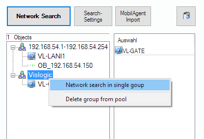 Lan-Inspector 12 screenshot for Network Search Context Menus