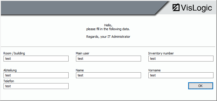 Lan-Inspector 12 screenshot for Configure Local Popup Input